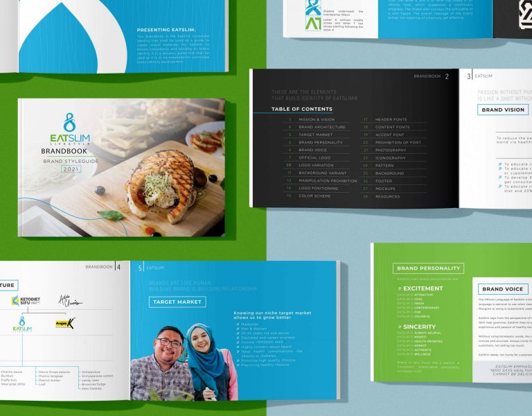 EatSlim Brandbook Mockup