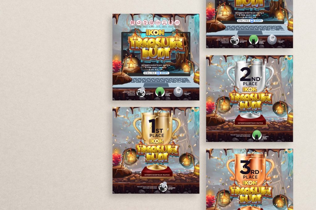 BNI IKON Treasure Hunt 2021 Poster